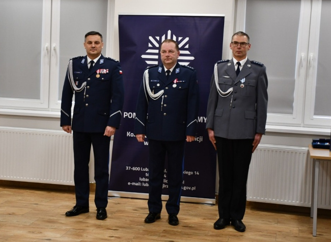Zmiany w lubaczowskiej policji. Dwóch komendantów zakończyło służbę [ZDJĘCIA]