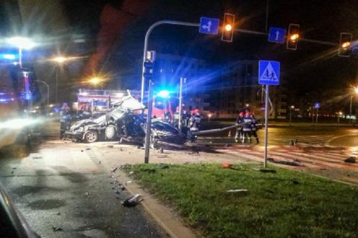 Wypadek w Rzeszowie fot. Wojewódzka Stacja Pogotowia Ratunkowego w Rzeszowie