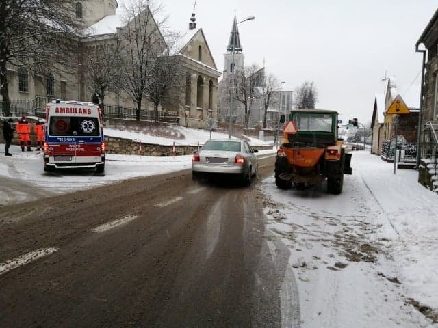Kolizja karetki w Lubaczowie