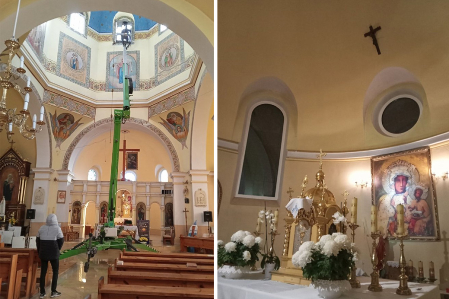 Konserwacja kościołów w Kobylnicy Wołoskiej i Bihalach zakończona