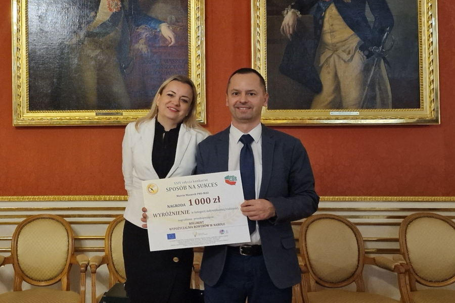 Firma z Narola wyróżniona w konkursie „Sposób na Sukces"