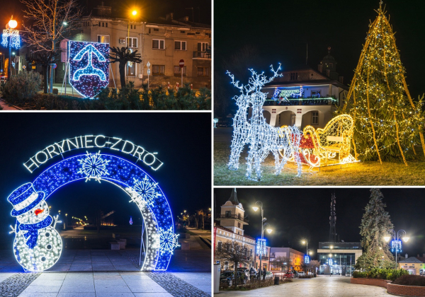 Świąteczne iluminacje w powiecie lubaczowskim. Narol zachwyca! [ZOBACZ ZDJĘCIA]