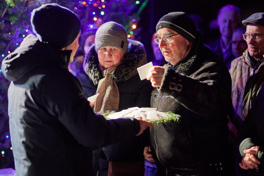 Wigilia w Horyńcu-Zdroju – były kolędy, życzenia i wigilijne potrawy [ZOBACZ ZDJĘCIA]