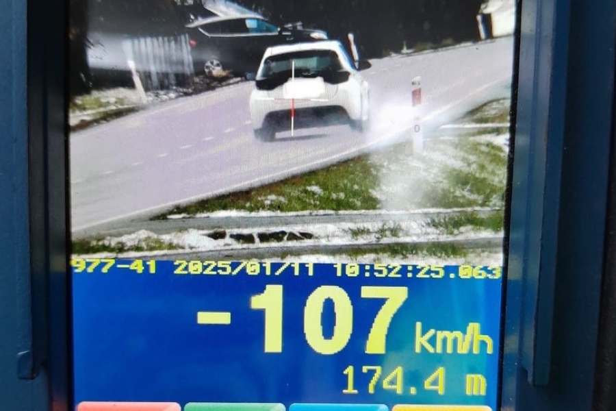 Zalesie: Przekroczył prędkość o 57 km/h. Stracił prawo jazdy