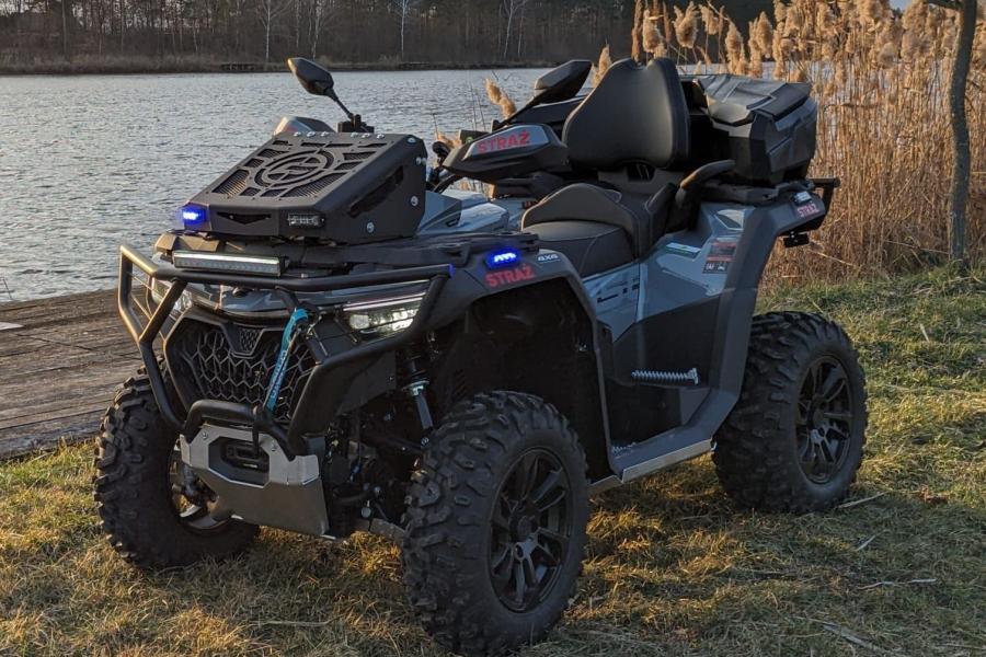 OSP Ruda Różaniecka z nowym quadem ratowniczym