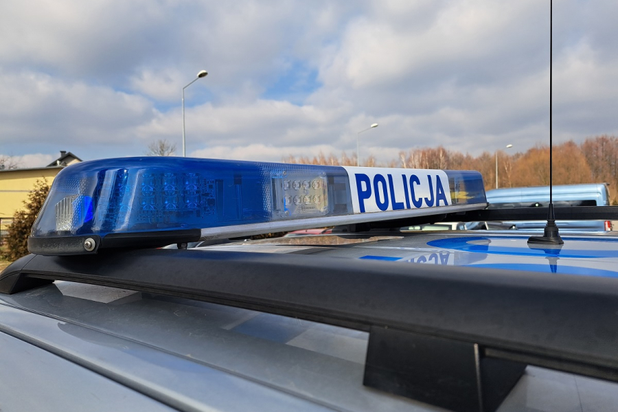 Ładunek spadł z przyczepy i uszkodził samochód - kierowca Skody ukarany