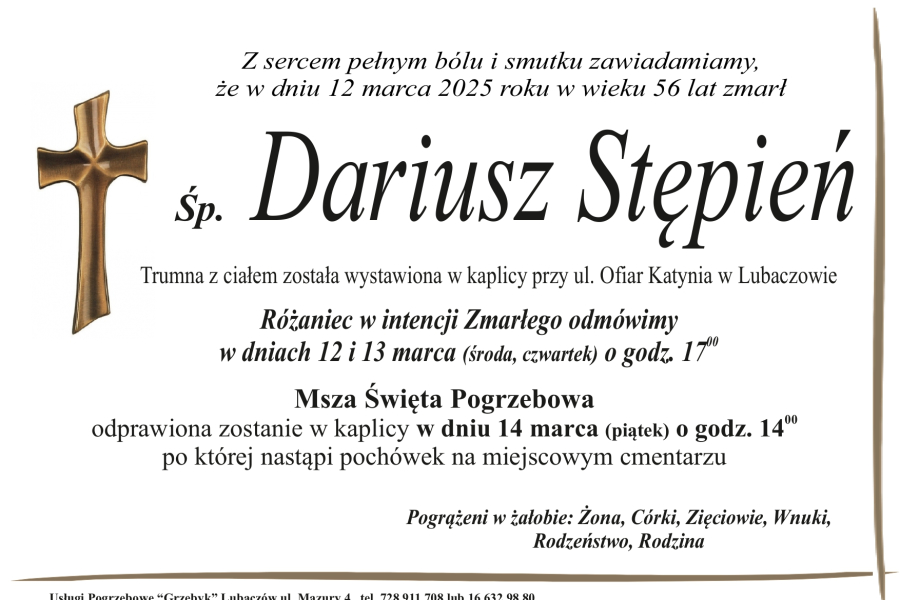 Zmarł Dariusz Stępień [56 lat]