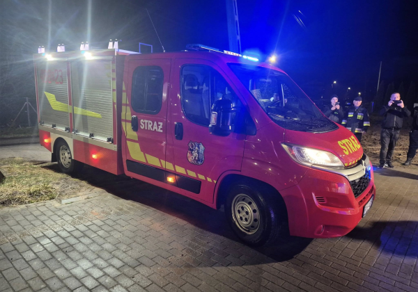OSP Skolin z nowym wozem strażackim. To nagroda za wysoką frekwencję w wyborach [VIDEO]