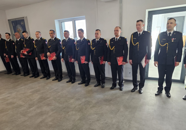 Awanse w Państwowej Straży Pożarnej w Lubaczowie. Zobacz, kto otrzymał nominację