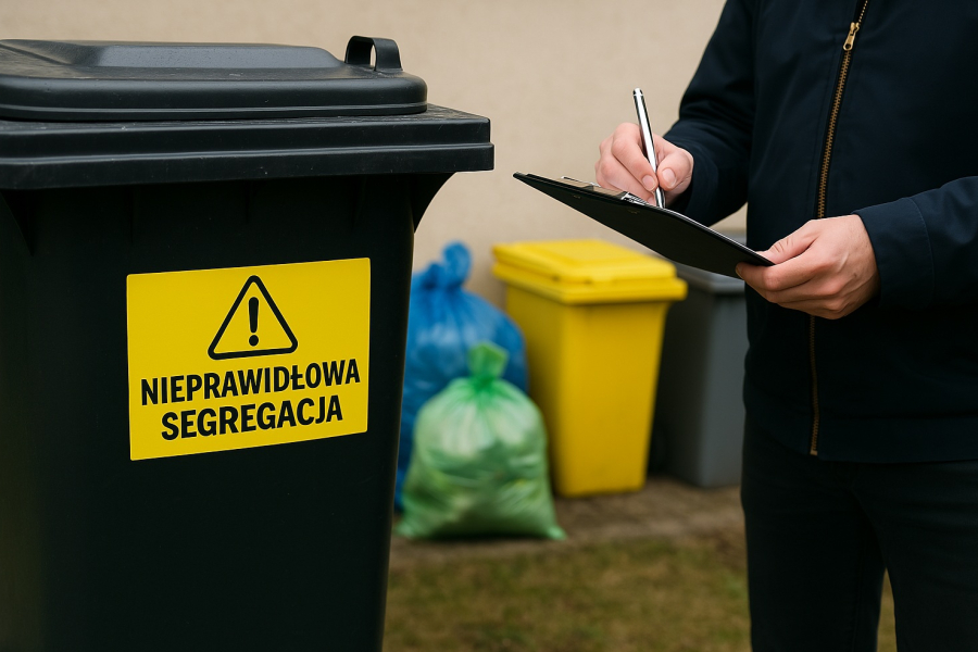 Kontrole odpadów w gminie Narol. Urzędnicy sprawdzą, co wrzucasz do worków