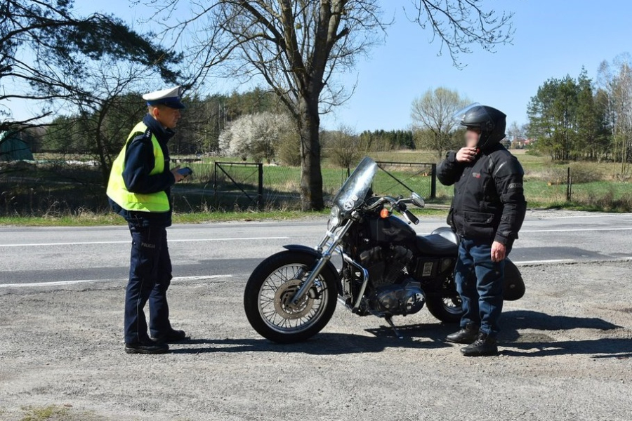 Policjanci kontrolowali motocyklistów w powiecie lubaczowskim [ZDJĘCIA]