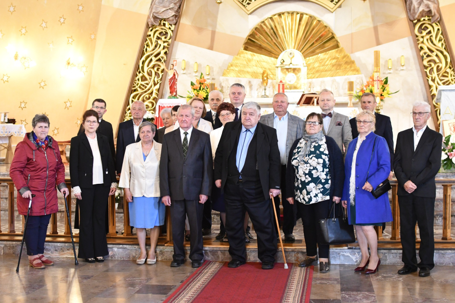 Pół wieku razem. Małżonkowie z Gminy Wielkie Oczy świętowali jubileusz w Łukawcu [ZDJĘCIA]