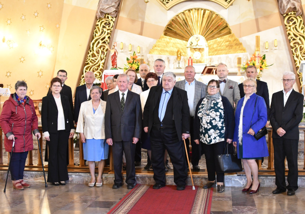 Pół wieku razem. Małżonkowie z Gminy Wielkie Oczy świętowali jubileusz w Łukawcu [ZDJĘCIA]