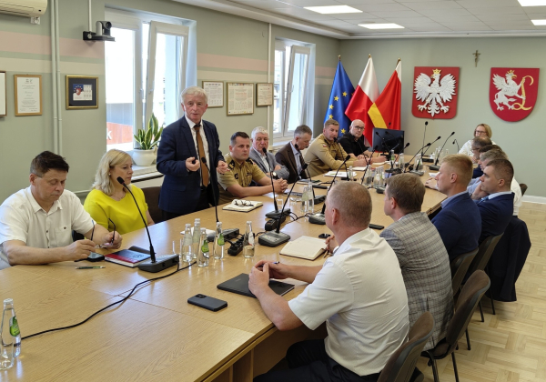Rozmawiali o ochronie ludności i działaniach kryzysowych w powiecie lubaczowskim