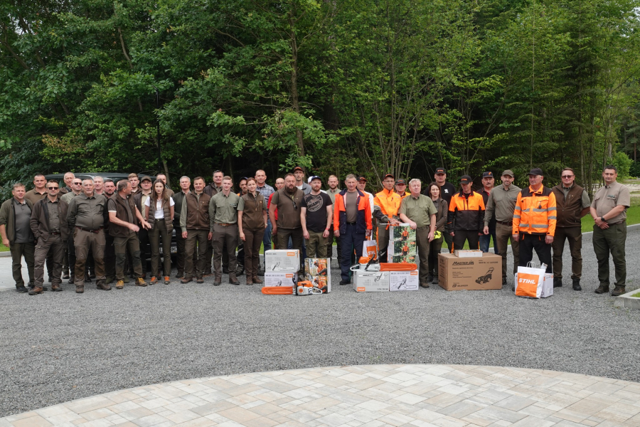 Krzysztof Sycz najlepszym drwalem w regionie [ZDJĘCIA][VIDEO]