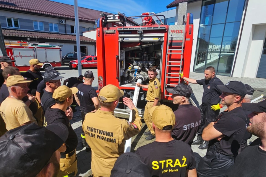 Powstaje Powiatowa Kompania Zaopatrzenia Wodnego. Strażacy OSP już się szkolą