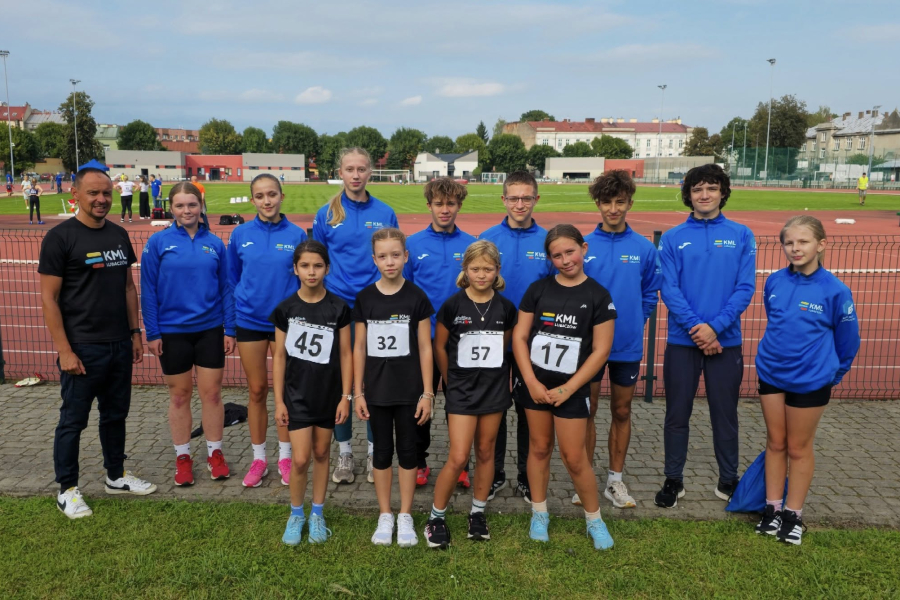 Młodzi lekkoatleci z Lubaczowa biją życiowe rekordy i rywalizują w mistrzostwach Polski