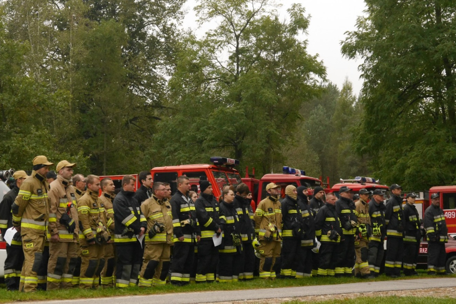 Strażacy z gminy Narol szkolili się w Łukawicy. Ćwiczenia z rozmachem [ZDJĘCIA]