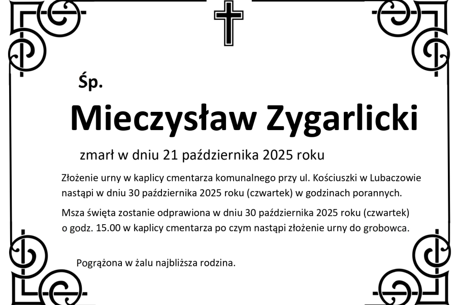 Zmarł Mieczysław Zygarlicki