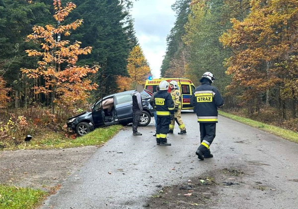 Stracił panowanie nad autem i wpadł do rowu na trasie Płazów - Ruda Różaniecka