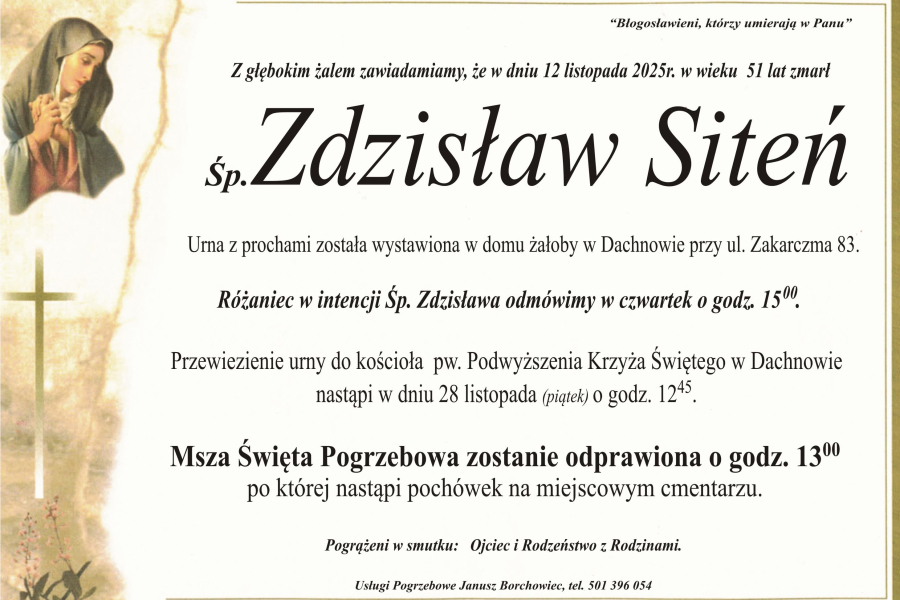 Zmarł Zdzisław Siteń [51 lat]