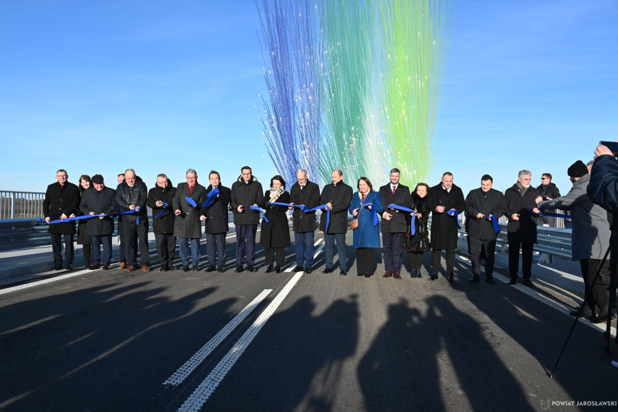 Nowy most na Sanie w Jarosławiu oficjalnie otwarty! [ZOBACZ ZDJĘCIA]