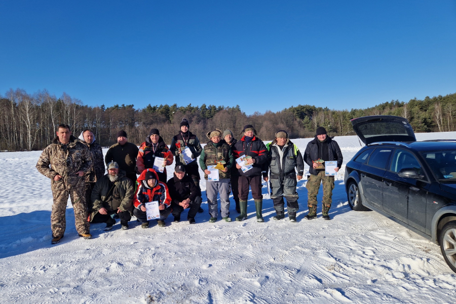 Mróz nie odstraszył wędkarzy. Zwycięstwo Gniewomira Grenia w Borowej Górze