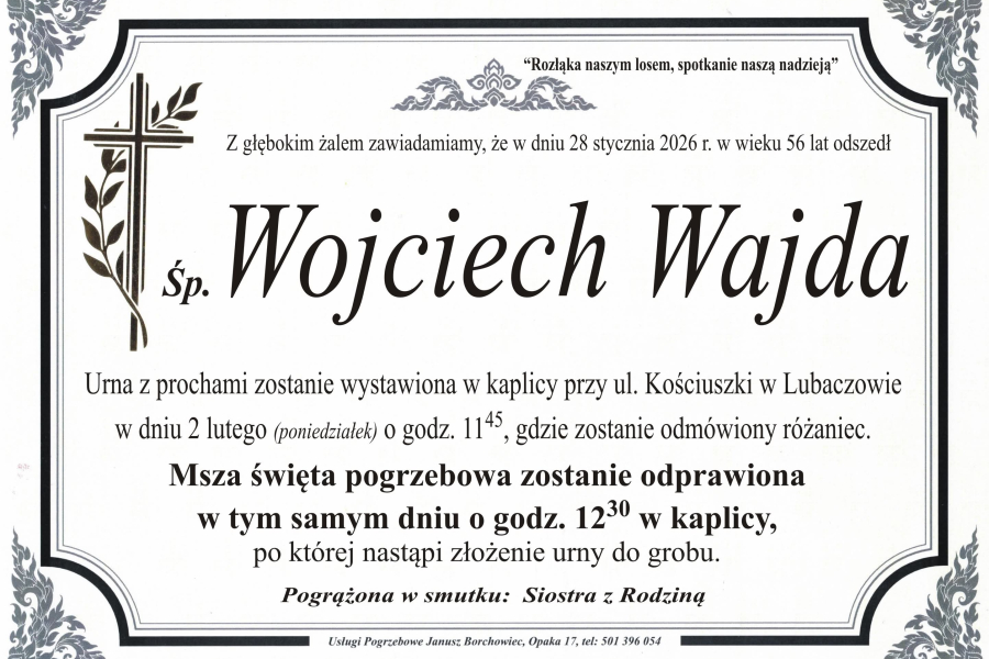 Zmarł Wojciech Wajda [56 lat]