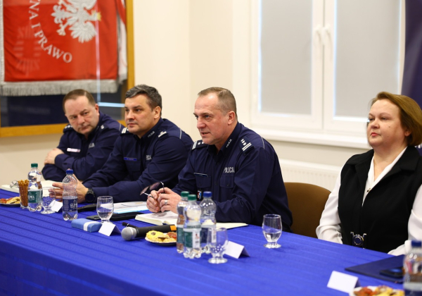 Policja podsumowała 2025 rok. Odprawa w Lubaczowie z udziałem władz [ZDJĘCIA]