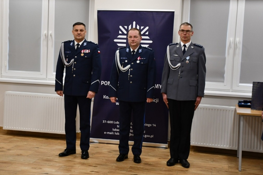 Zmiany w lubaczowskiej policji. Dwóch komendantów zakończyło służbę [ZDJĘCIA]