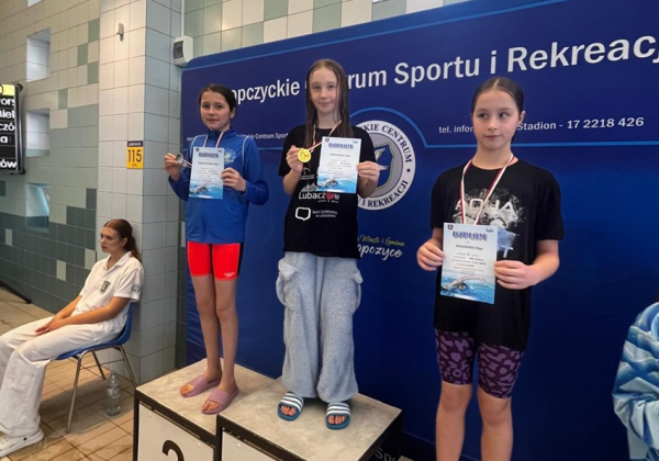 Udany start młodych pływaków KP Rekin w Ropczycach