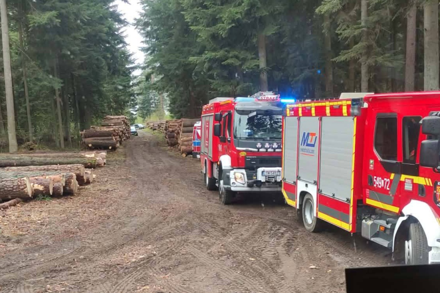 Tragiczny wypadek w lesie. Nie żyje 43-letni mieszkaniec gminy Narol