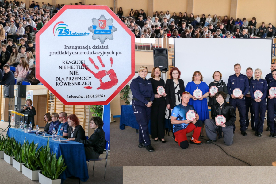 „Reaguję! Nie hejtuję!” w Zespole Szkół w Lubaczowie [ZOBACZ ZDJĘCIA]