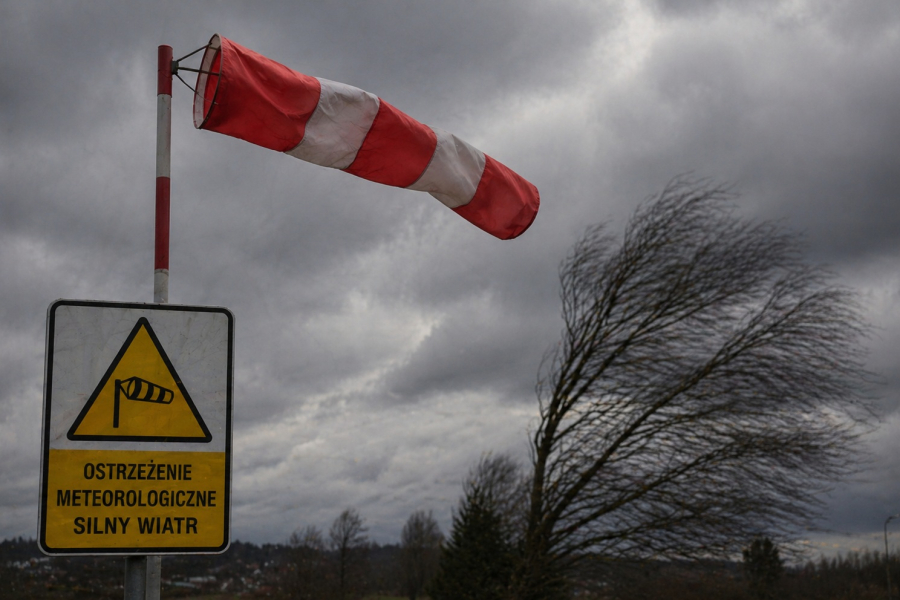 Nawet 85 km/h w porywach. IMGW ostrzega przed silnym wiatrem