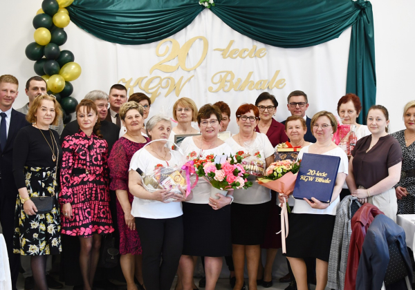 KGW Bihale świętowało 20-lecie. Były gratulacje, wspomnienia i jubileuszowe spotkanie [FOTO]
