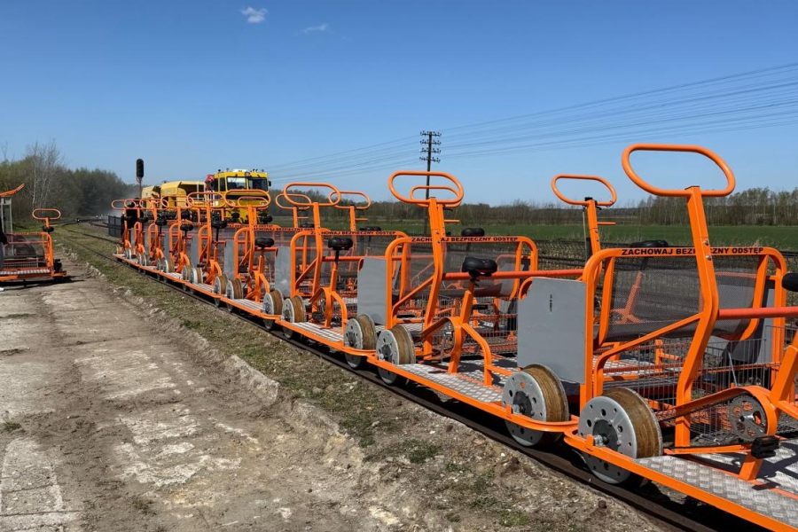 Drezyny rowerowe już w Baszni. Nowa atrakcja Gminy Lubaczów rusza na majówkę