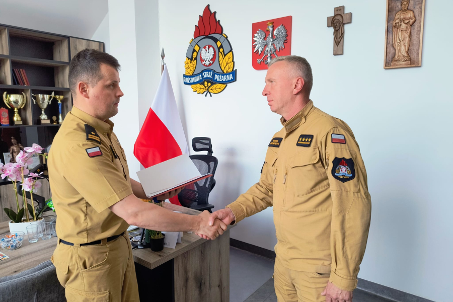 Nie był na służbie, ale ruszył z pomocą. Wzorowa reakcja strażaka z Lubaczowa