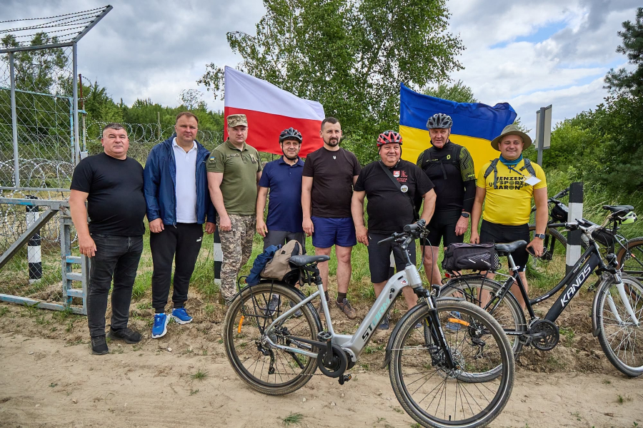 Rowerowe Roztocze z wyjątkową trasą. Uczestnicy przejechali przez Polskę i Ukrainę [ZDJĘCIA]