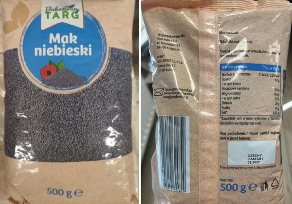 Niebezpieczna substancja w maku. GIS ostrzega przed konkretną partią