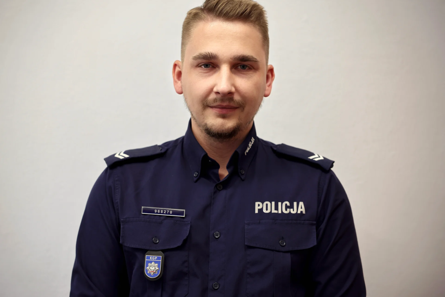 Policjant i bohater. Jarosław z Cieszanowa po raz drugi został dawcą szpiku