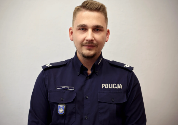 Policjant i bohater. Jarosław z Cieszanowa po raz drugi został dawcą szpiku