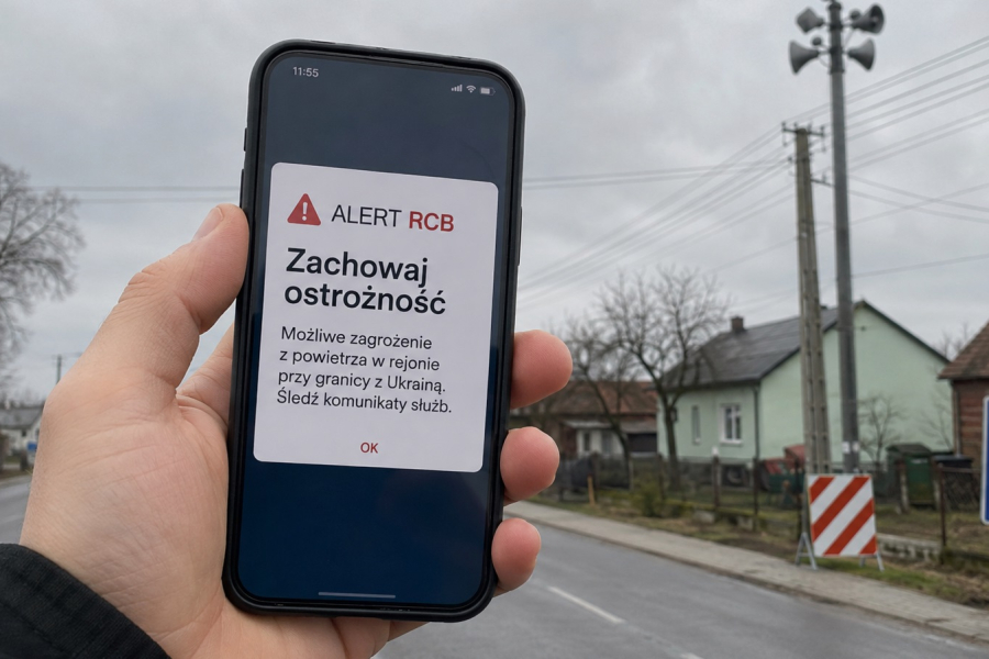 Rosyjski atak na zachodnią Ukrainę? Mieszkańcy wschodniej Polski mają dostać SMS