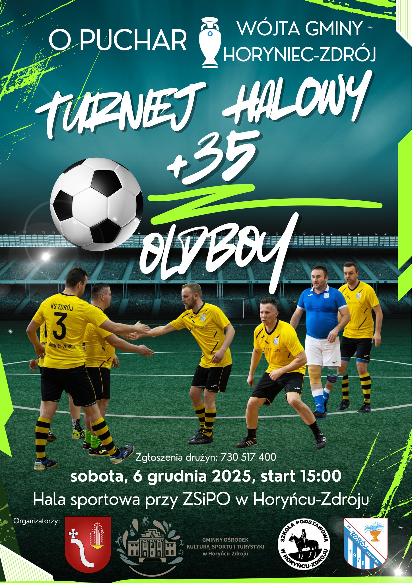 Halowy Turniej Old Boy +35 o Puchar Wójta