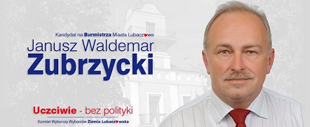 Janusz Waldemar Zubrzycki kandydat na burmistrza Lubaczowa wypowiada się na temat targowiska i innych problemów miasta