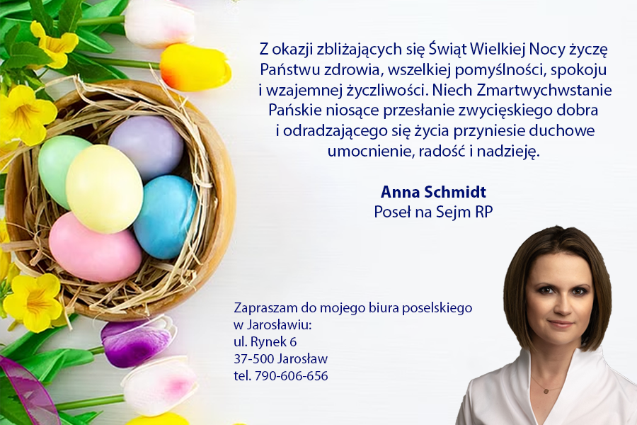 Anna Schmidt: Życzę Państwu zdrowia, wszelkiej pomyślności, spokoju i wzajemnej życzliwości