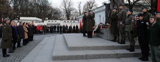 Strzelcy JS 2033 z Lubaczowa na obchodach Święta Niepodległości w Warszawie