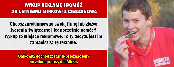 Charytatywnie dla Mirka