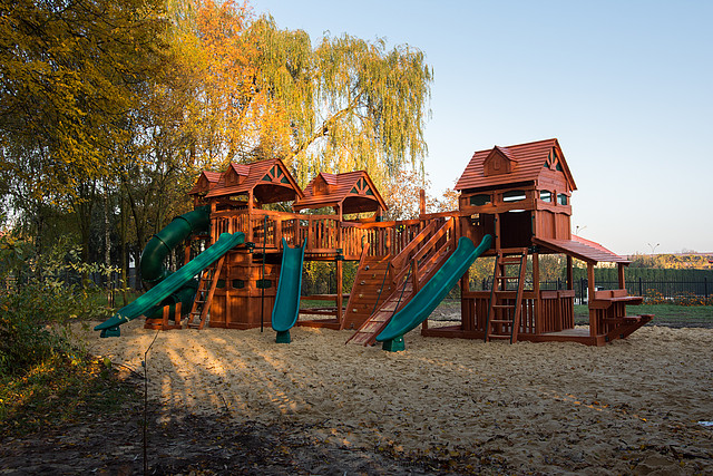 Przy ul. Norwida w Lubaczowie powstał plac zabaw