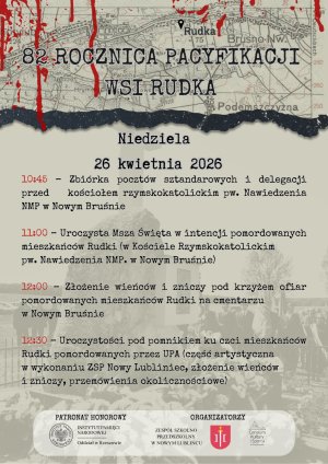 82. rocznica pacyfikacji wsi Rudka