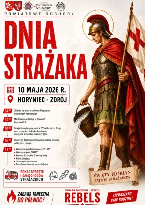 Powiatowe Obchody Dnia Strażaka w Horyńcu-Zdroju